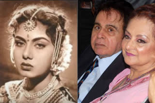 Dilip Kumar and Saira Banu on Nimmi's death