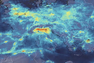 Pollution  virus shuts down cities  Pollution reduction due to shut down  COVID-19 effects  Lockdown due to Coronavirus outbreak  കൊവിഡ്  കൊറോണ  വായു മലിനീകരണം  നൈട്രജൻ ഡയോക്സൈഡ്  യുറോപ്യൻ സ്പേസ് ഏജൻസി  ഹുബെ പ്രവിശ്യ  ഇറ്റലി