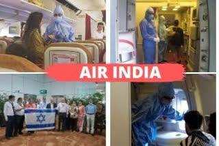 Air India  coronavirus  COVID-19 pandemic  Israeli citizens  Tel Aviv  എയർ ഇന്ത്യ  ടെൽ അവീവ്  ഇസ്രായേൽ  കൊവിഡ് 19