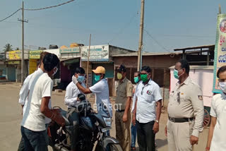 Distribution of Mask and raised awareness among people