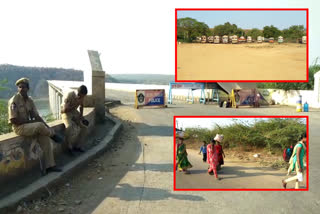 sagar check post updates due to corona effect lock down at nalgonda