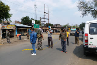 Spraying of sanitizer at various place through administration