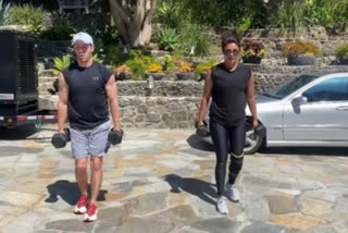 COVID-19: Priyanka, Nick enjoy working out in sun amid lockdown