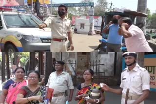 womens provided breakfast to police in dhanbad