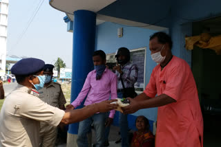 police arranged food