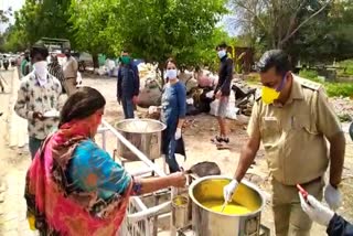 chandigarh police food distribution