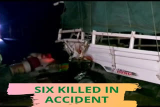 Six killed as truck carrying labourers meets with accident