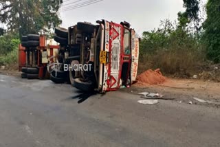 Gas Tanker Pilti near Uppinagadi:Gas leakaged