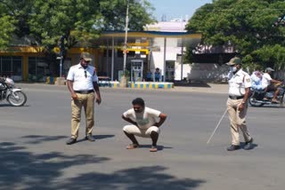 people-who-were-unnecessarily-roaming-on-road-were-punished