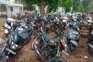 150 bikes were detained in Kheda for break of lock down