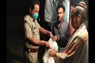 police providing ration