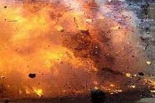 Naxalites blast IED in Narayanpur