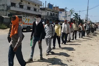 people are going to their home by walking