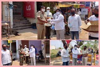 coronavirus-duty-police-food-distribution-by-paralakhemundi-mla-k-narayan-rao