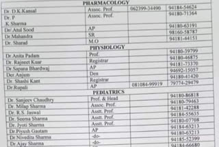 contact numbers of doctors and chemists for medical help in  kangra