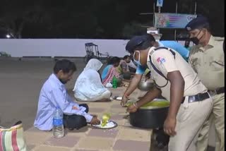 The RPF distributed food to the homeless in khordha