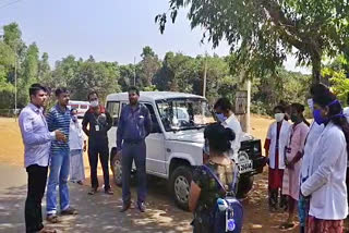 MLA Harish Poonja visits Tannirupantha village