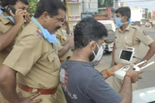 lockdown  observation  starting  pandalam  അഞ്ഞൂറ് മീറ്റർ ഹൈറ്റിലും ഒരു കിലോമീറ്റർ ചുറ്റളവിലും  പരിശോധനയിലൂടെ വ്യക്തമാകും  ഡ്രോൺ ഉപയോഗിച്ച് നിരീക്ഷണം  നിരോധനാജ്ഞ