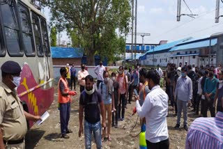 passengers Departed by bus