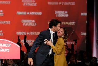 Canadian Prime Minister Justin Trudeau and his wife Sophie Gregoire Trudeau