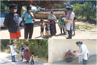 Social worker distributed essential items in rahra village in ranchi