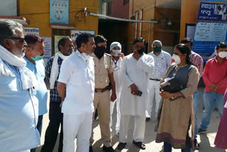 Girraj Singh Malinga inspected hospitals, गिर्राज सिंह मलिंगा ने अस्पतालों निरीक्षण किया