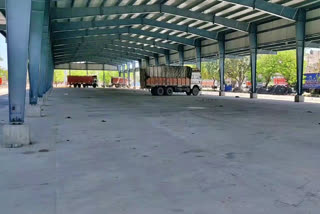 rohtak grain market empty due to lockdown