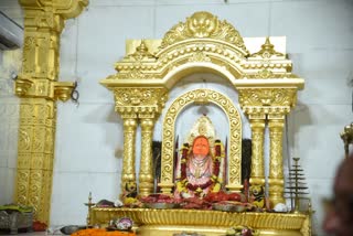 Devotees not attend ceremony of Panchami held at Maa Bamleshwari temple today
