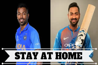 Pandya brothers urge everyone to stay at home to contain COVID-19