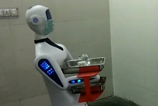 Coronavirus: robot  alternate for nurses in hospital