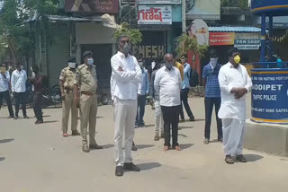 finance minister harish rao inspection siddipeta roads