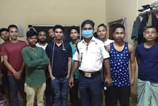 assam association helps youth at lock down