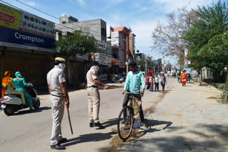 gohana police lockdown