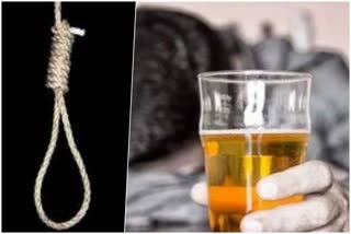 Worker commits suicide due to non-availability of alcohol