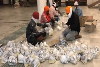 Hisar administration arranged for food for migrant laborers