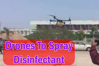 VMC to sanitise Andhra Pradesh using drones to spray disinfectant in public places