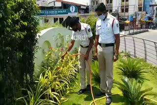 Traffic cops who have raised environmental concerns while on duty