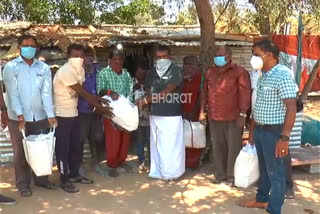 Chakare village panchayat that distributes food to the poor