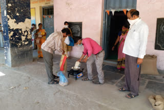 Ration Distribution to School Children