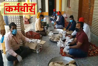 food packed distribution in gohana
