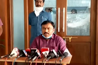 Prakasham District collector press meet over corona