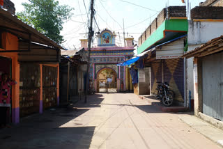 Ekteswar shiva temple's gajan festival is closed due to corona outbreak