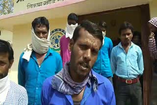 15-labour-from-madhya-pradesh-stopped-near-labed-barrier-in-korba