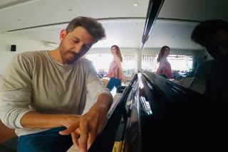 Hrithik Roshan shared His piano