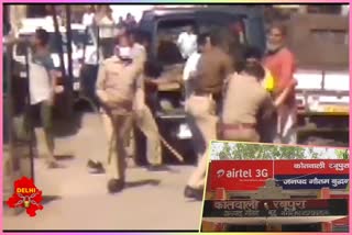Due to Lockdown Noida Police and locals clash in Raghupura