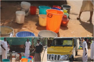 lockdown news  water scarcity at palakkad  patambi thiruvegapara msr group  ലോക്‌ഡൗൺ വാർത്ത  പാലക്കാട് ജലക്ഷാമം  പാലക്കാട് ജലക്ഷാമം രൂക്ഷം  എംഎസ്ആർ ഗ്രൂപ്പ്  പട്ടാമ്പി തിരുവേഗപാറ എംഎസ്ആർ ഗ്രൂപ്പ്  water supply by msr group  എംഎസ്ആർ ഗ്രൂപ്പ് ജലവിതരണം നടത്തുന്നു