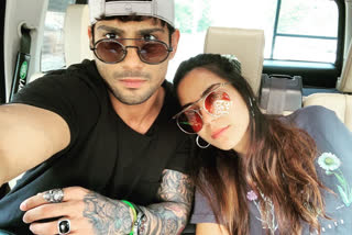 Prateik Babbar and wife Sanya