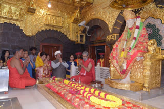 ram navami fastival begins in shirdi