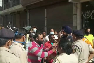 People attacked police and health department in chandigarh