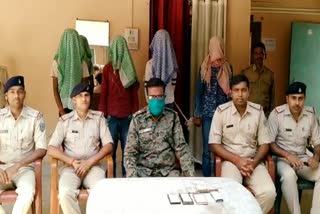 police arrested four vegetable robbers in chatra